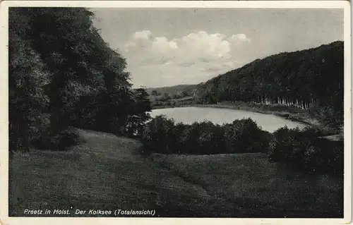 Ansichtskarte Preetz Umland Partie am Kolksee 1938