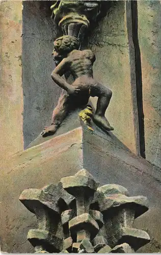 Ansichtskarte Goslar Dukaten-Männchen am Kaiserworth 1910