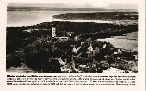 Ansichtskarte Andechs Luftbild 1958