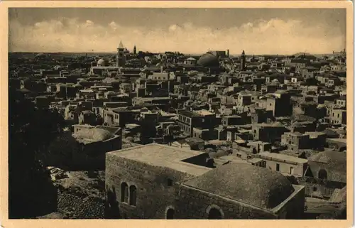 Jerusalem Jeruschalajim (רושלים) General View - Totale 1961