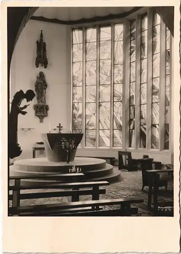 Ansichtskarte Köln Kirche Innen - Madonna in den Trümmern 1958