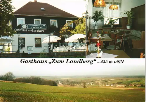 Ansichtskarte Herzogswalde-Wilsdruff 3 Bild: Gasthof zum Landberg 1993