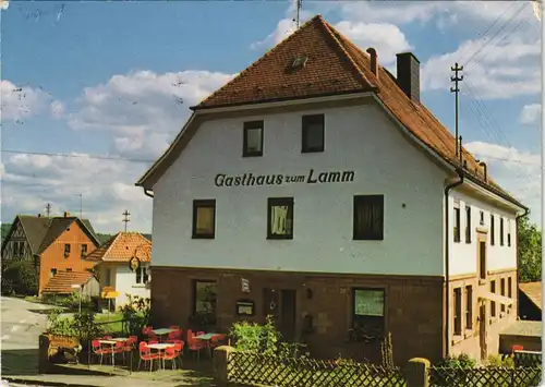 Ansichtskarte Walldürn Gasthaus - Zum Lamm 1975