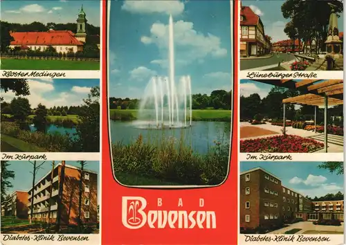 Ansichtskarte Bad Bevensen Mehrbild: Kloster, Lüneburger Straße 1983