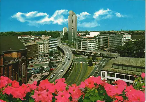 Ansichtskarte Düsseldorf Thyssenkrupp-Hochhaus Hochstraße 1980