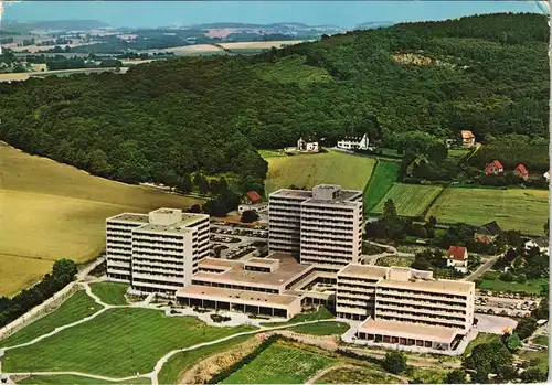 Ansichtskarte Bad Salzuflen Panorama-Ansicht mit Kliniken am Burggraben 1984