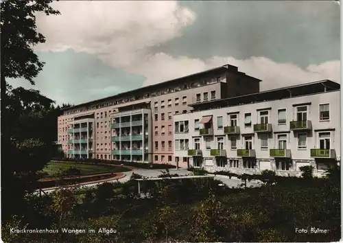Ansichtskarte Wangen Kreis-Krankenhaus 1964