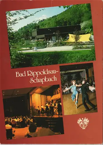 Bad Rippoldsau Schapbach Kurhaus Café Restaurant Mehrbildkarte 1989