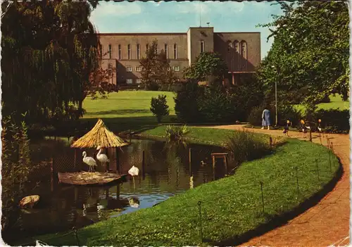 Ansichtskarte Bielefeld Partie an der Oetker Halle 1968