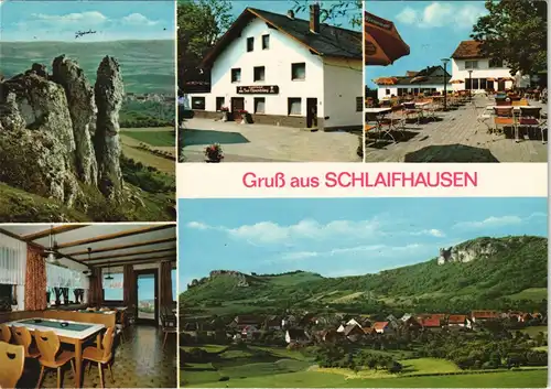 Ansichtskarte Schlaifhausen Mehrbildkarte mit Gasthof Zur Ehrenbürg 1979