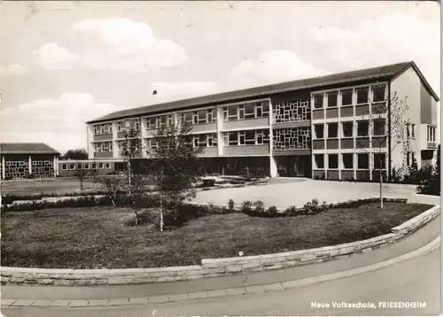 Ansichtskarte Friesenheim (Baden) Neue Volksschule 1966