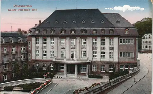 Ansichtskarte Wiesbaden Kaiser-Friedrich-Bad 1910