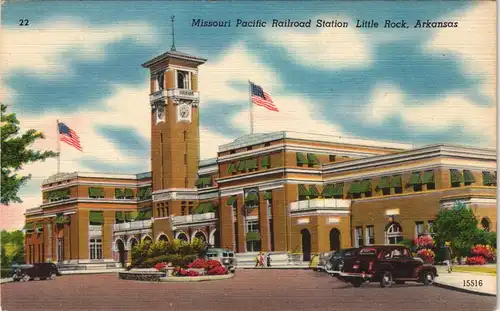 Little Rock Missouri Pacific Railroad Station Little Rock, Arkansas 1950