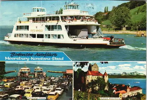 Bodensee Autofähre Fähre FRITZ-ARNOLD (Meersburg-Konstanz-Staad) 1970/1973