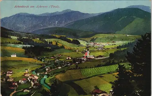 Achensee Achenkirch am Achensee (Tirol) Photochromiekarte Nr. 10759 1910