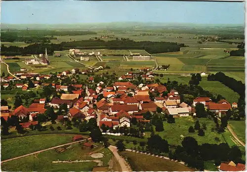 Ansichtskarte Safferstetten Luftbild-AK Luftaufnahme 1970