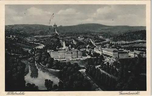 Ansichtskarte Bad Wilhelmshöhe-Kassel Cassel Gesamtansicht 1935