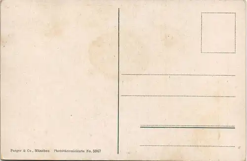 Ansichtskarte Berchtesgaden Panorama mit Watzmann und Schönfeldspitze 1920