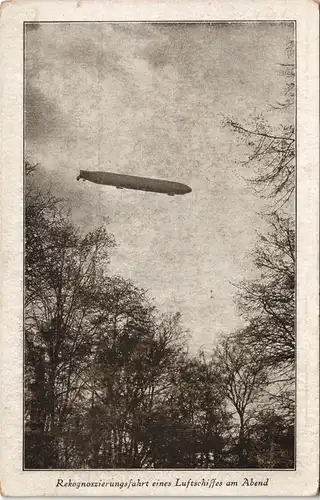 Rekognoszierungsfahrt eines Luftschiffes Flugwesen - Zeppelin 1926