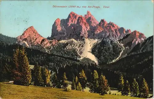 Cartoline Prags Braies Dürrenstein 1912