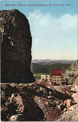 Ansichtskarte Maria Alm Riemannhaus 1913