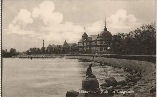 Kopenhagen København Parti fra Langelinie - Nixe Restaurant 1918