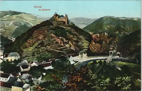 Ansichtskarte Altenahr Blick ins Ahrtal 1909