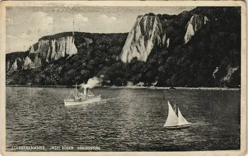 Stubbenkammer-Sassnitz STUBBENKAMMER, INSEL RÜGEN KÖNIGSSTUHL 1930