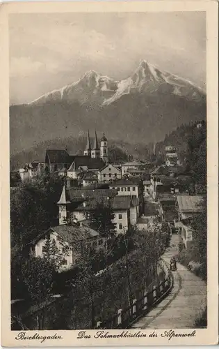 Berchtesgaden Panorama Ansicht des Schmuckkästlein der Alpenwelt 1930