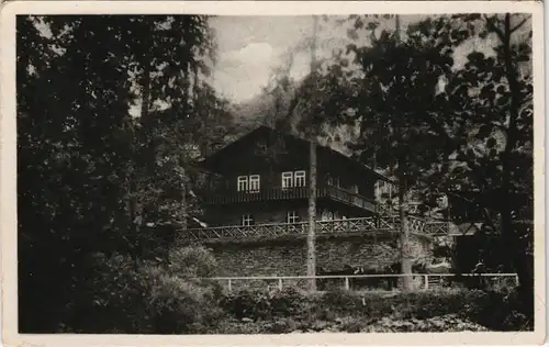 Ansichtskarte Schwarzburg Schweizerhaus-Schwarzatal 1962