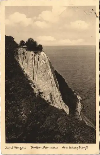 Stubbenkammer-Sassnitz Stubbenkammer Insel Kügen Ostsee Steilküste 1935