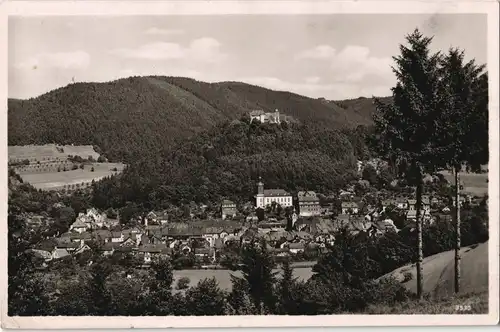 Ansichtskarte Leutenberg Blick auf die Stadt 1940