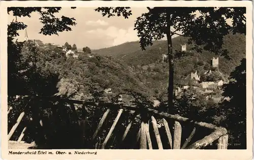 Ansichtskarte Manderscheid Burg - Cafe 1932
