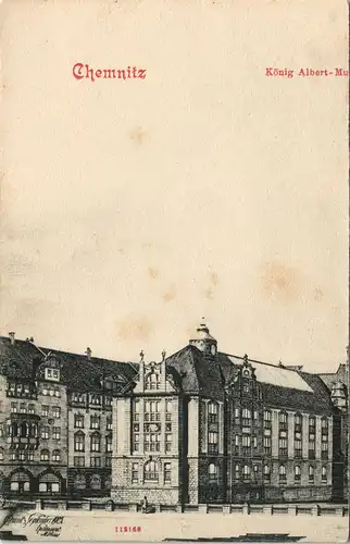 Ansichtskarte Chemnitz König-Albert-Museum 1905