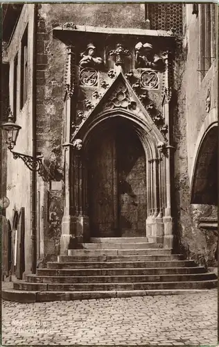 Ansichtskarte Regensburg Rathausportal 1929