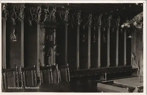 Ansichtskarte Überlingen Rathaussaal 1932
