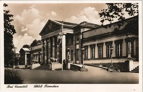 Ansichtskarte Cannstatt-Stuttgart Schloß Rosenstein 1940