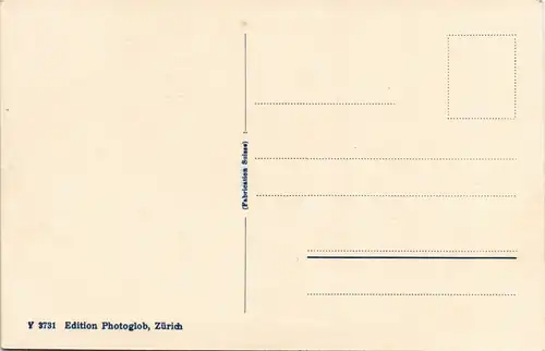 Ansichtskarte .Schweiz Ski-Sprung an der Julierschanze 1935