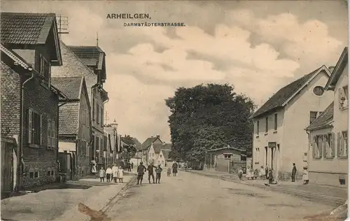 Ansichtskarte Arheilgen-Darmstadt Darmstädterstraße 1910