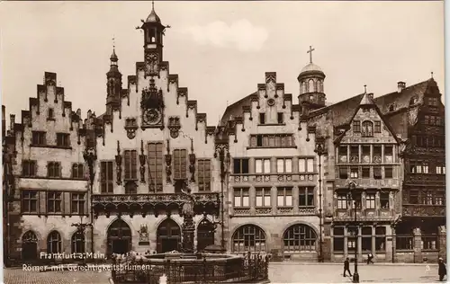 Ansichtskarte Frankfurt am Main Römer, Fotokarte 1928