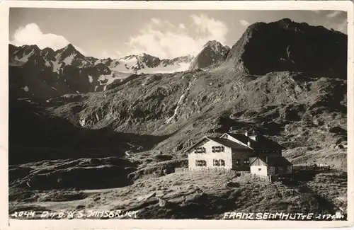 Ansichtskarte Innsbruck FRANZ SENNHUTTE Alpen Berghütte 1940