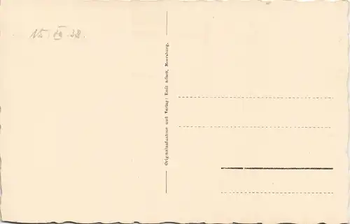 Ansichtskarte Meersburg Stadt Teilansicht 1938