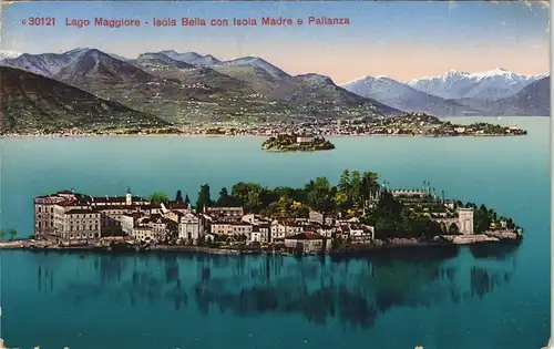 Cartoline Stresa Stresa Isola Bella con Isola Madre e Pallanza 1910