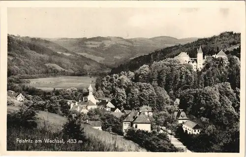 Ansichtskarte Feistritz am Wechsel Panorama-Ansicht 1950