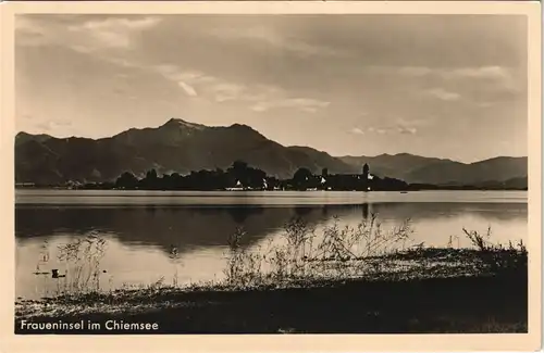Ansichtskarte Chiemsee Fraueninsel - Chiemsee Blick über den See 1931