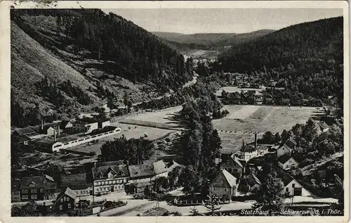 Ansichtskarte Stutzhaus-Luisenthal (Thüringen) Stadt und Fabriken 1935