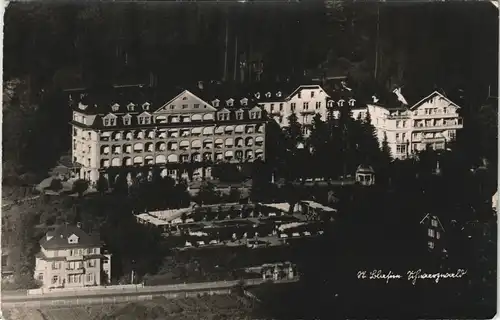 Ansichtskarte St. Blasien Luftbild Hotels 1944