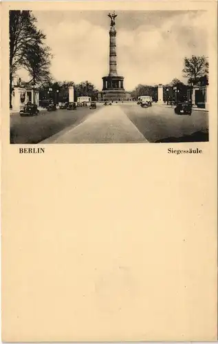 Ansichtskarte Mitte-Berlin Strassen Partie a.d. Siegessäule 1940