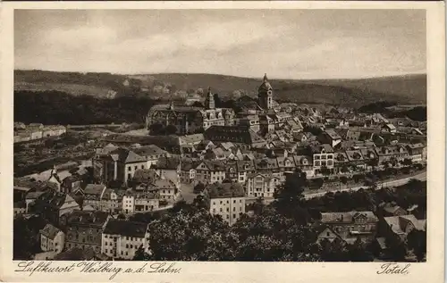 Ansichtskarte Weilburg (Lahn) Totale 1928