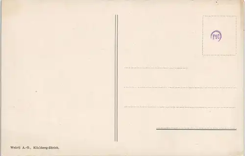 Ansichtskarte Tarasp Kurhaus aus der Vogelschau-Perspektive 1910
